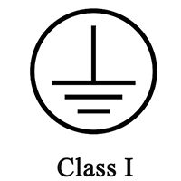 Symbole Classe I – luminaires avec mise à la terre de protection.
